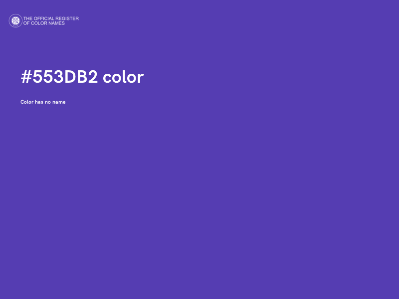 #553DB2 color image