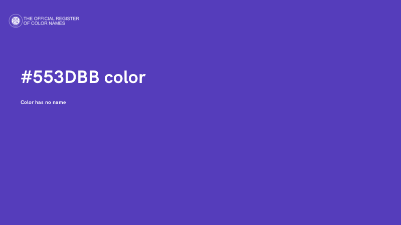 #553DBB color image