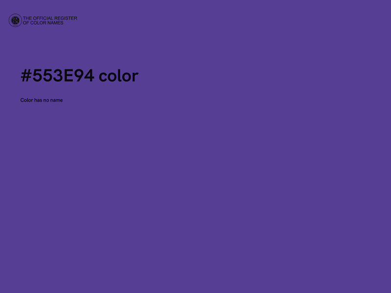 #553E94 color image