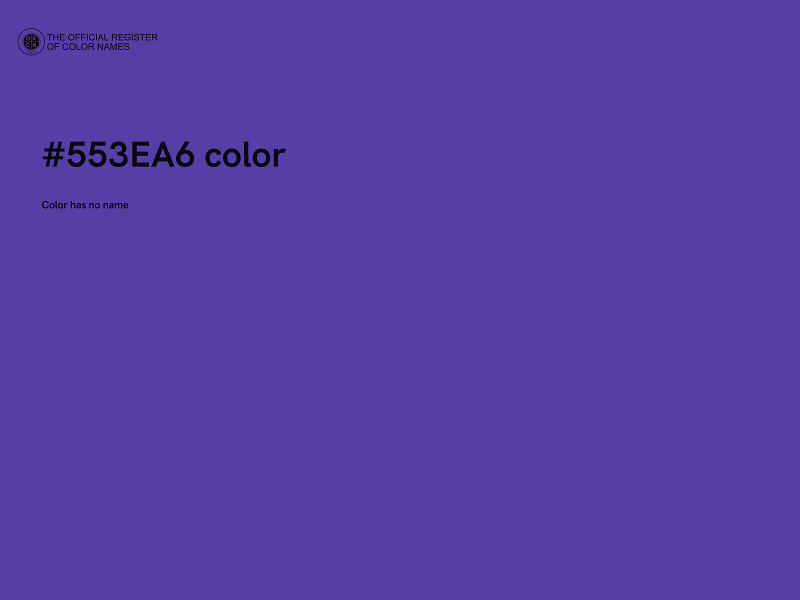 #553EA6 color image