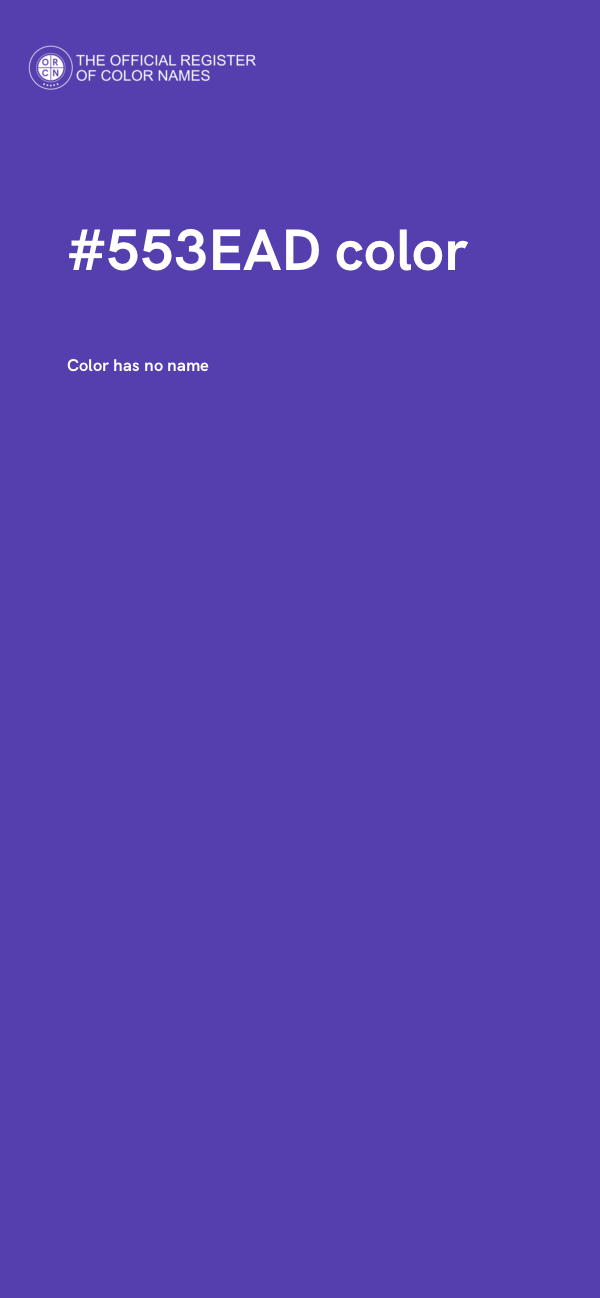 #553EAD color image
