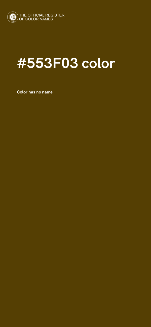 #553F03 color image