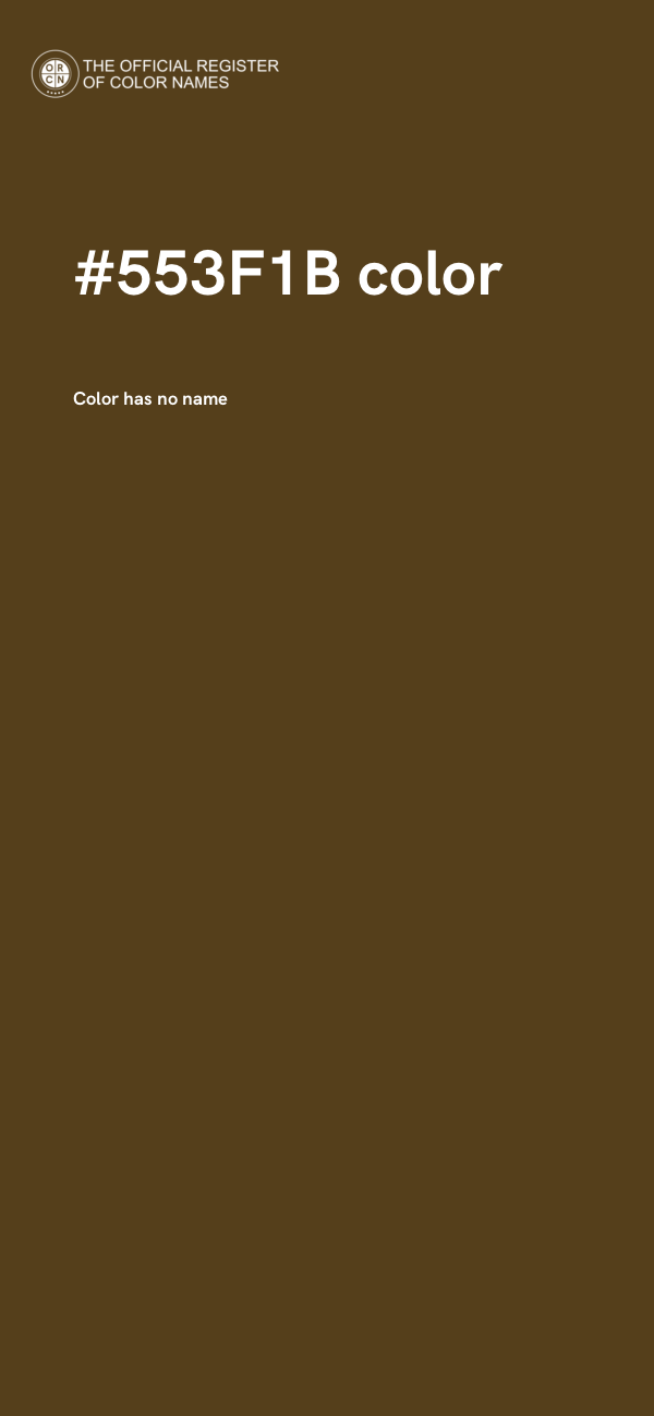 #553F1B color image