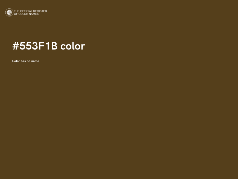 #553F1B color image
