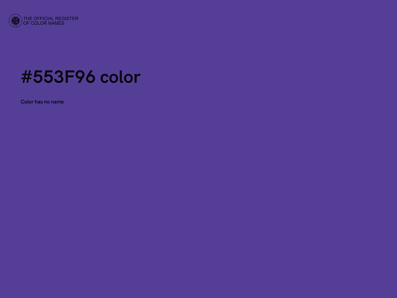 #553F96 color image