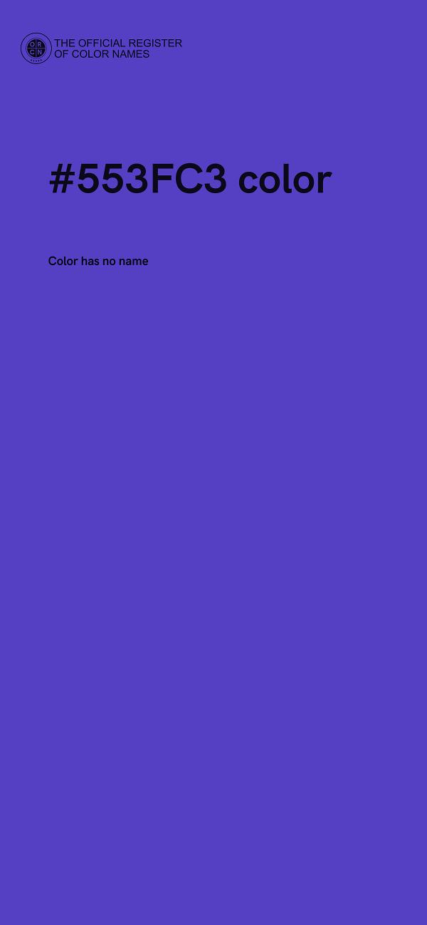 #553FC3 color image