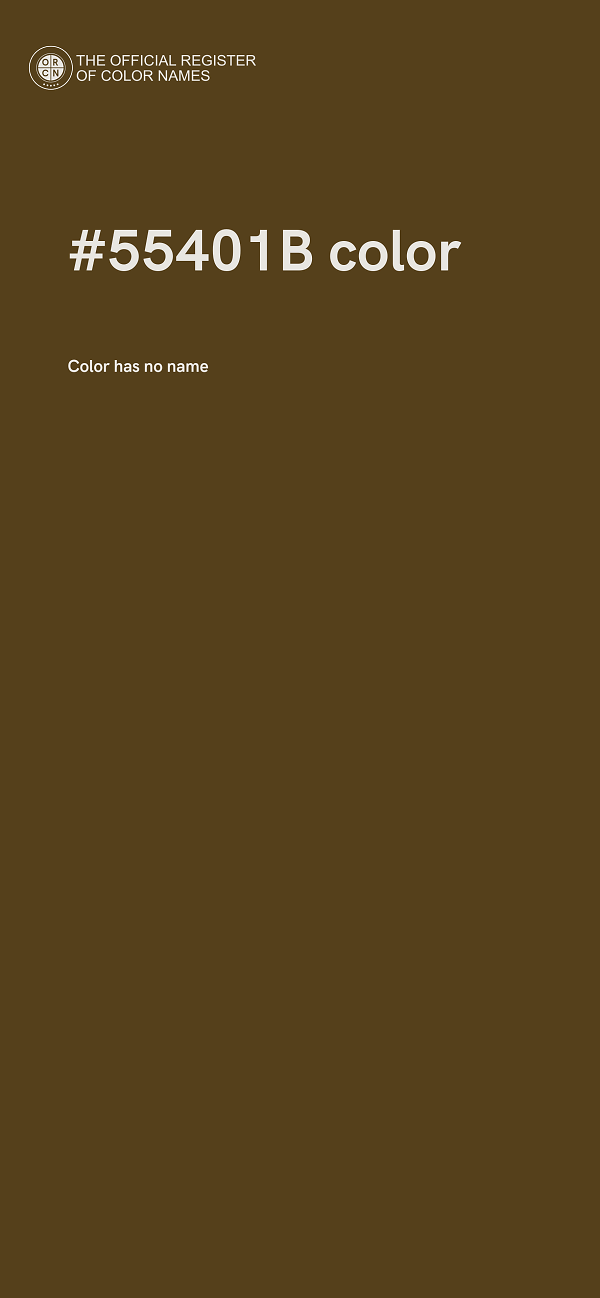 #55401B color image