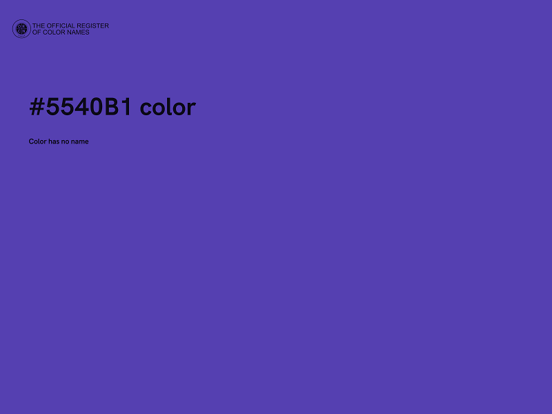 #5540B1 color image