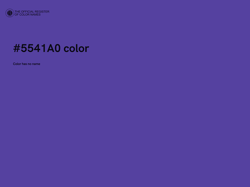 #5541A0 color image