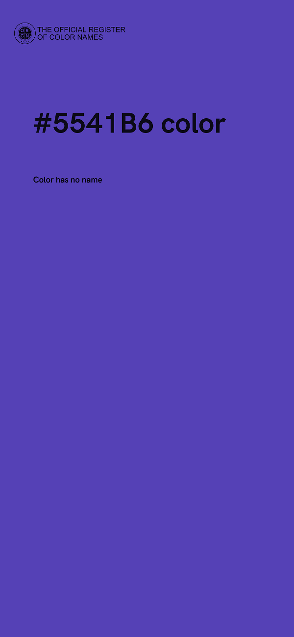 #5541B6 color image