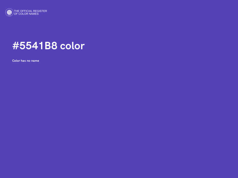 #5541B8 color image