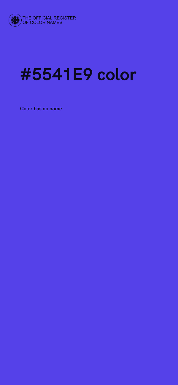 #5541E9 color image