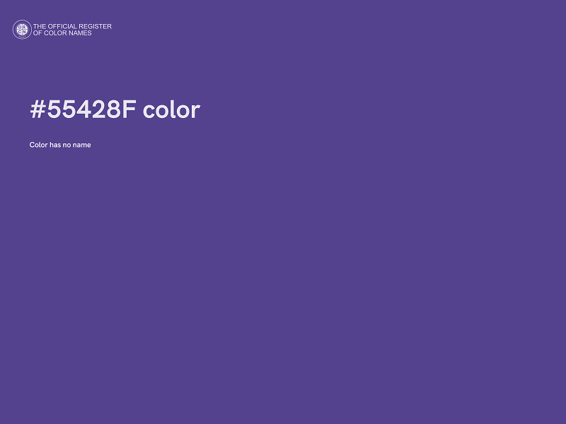 #55428F color image