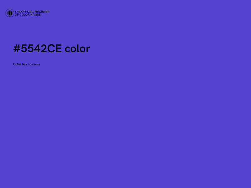 #5542CE color image