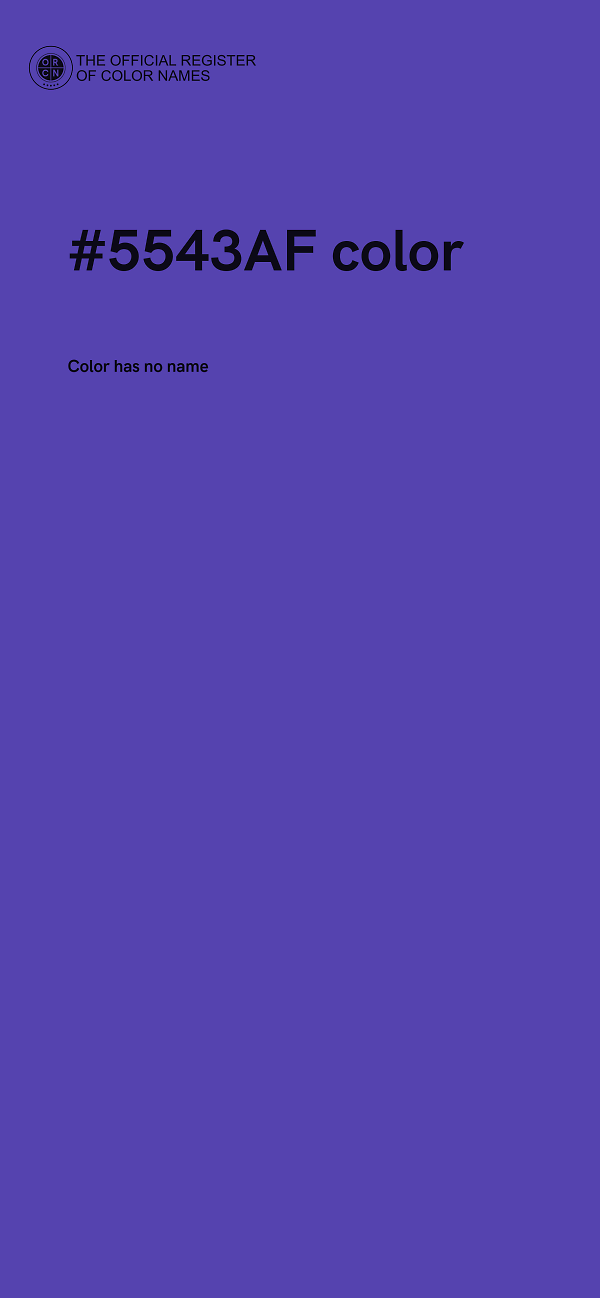 #5543AF color image