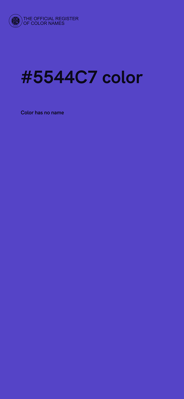#5544C7 color image
