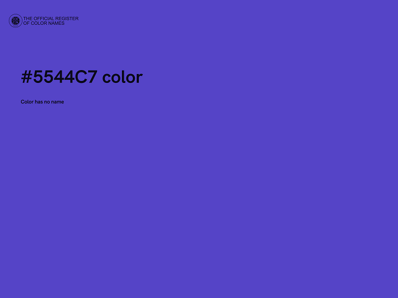 #5544C7 color image