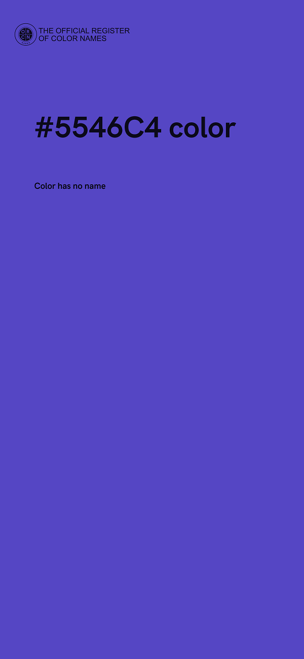 #5546C4 color image