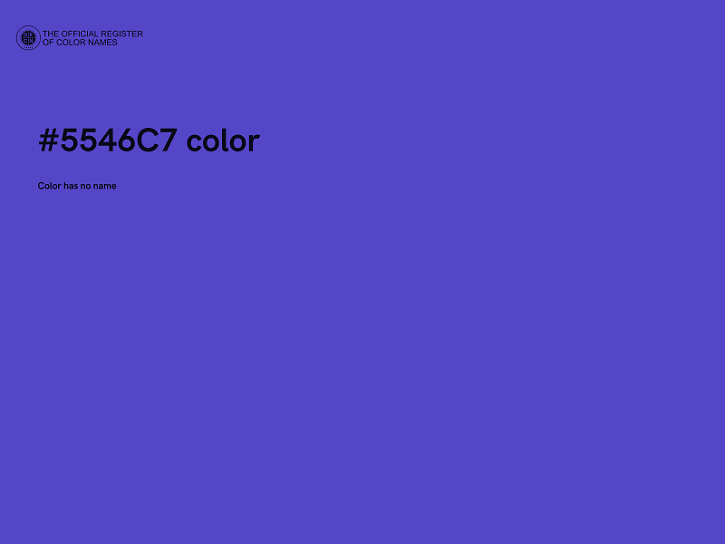 #5546C7 color image