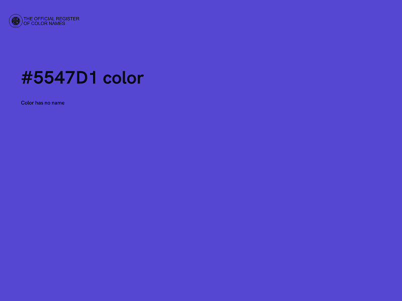 #5547D1 color image