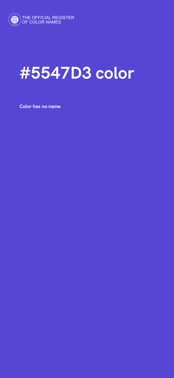 #5547D3 color image