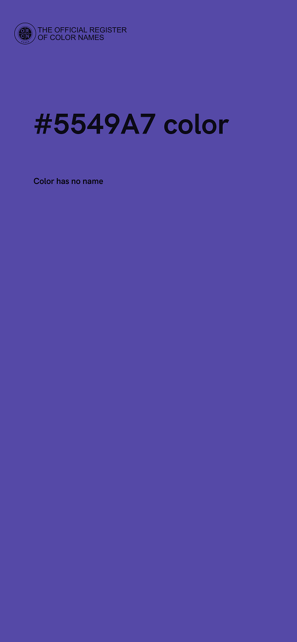 #5549A7 color image