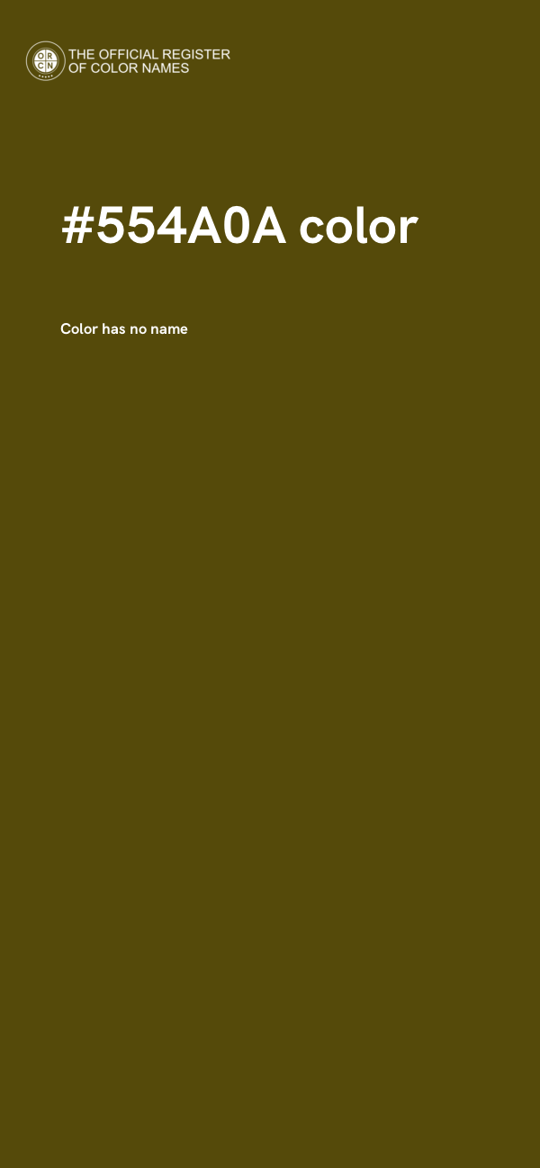 #554A0A color image
