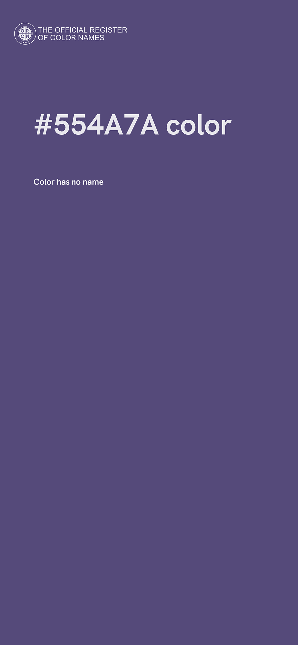 #554A7A color image