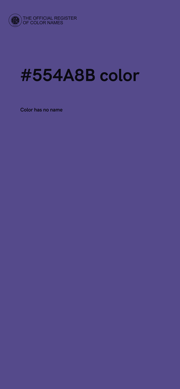 #554A8B color image