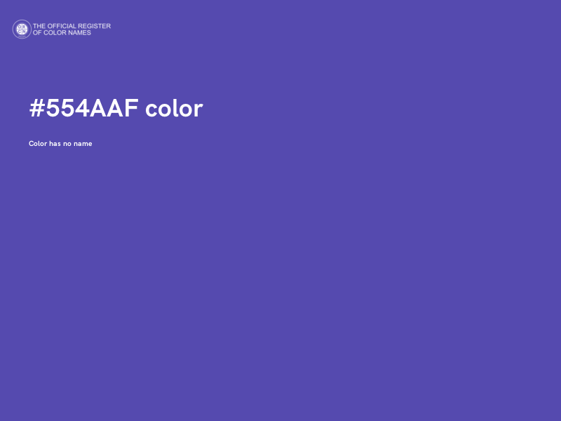 #554AAF color image