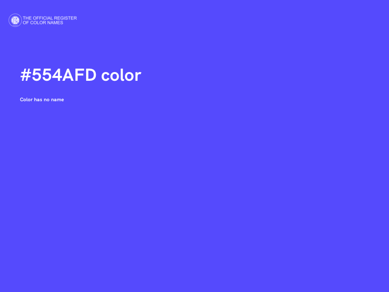 #554AFD color image