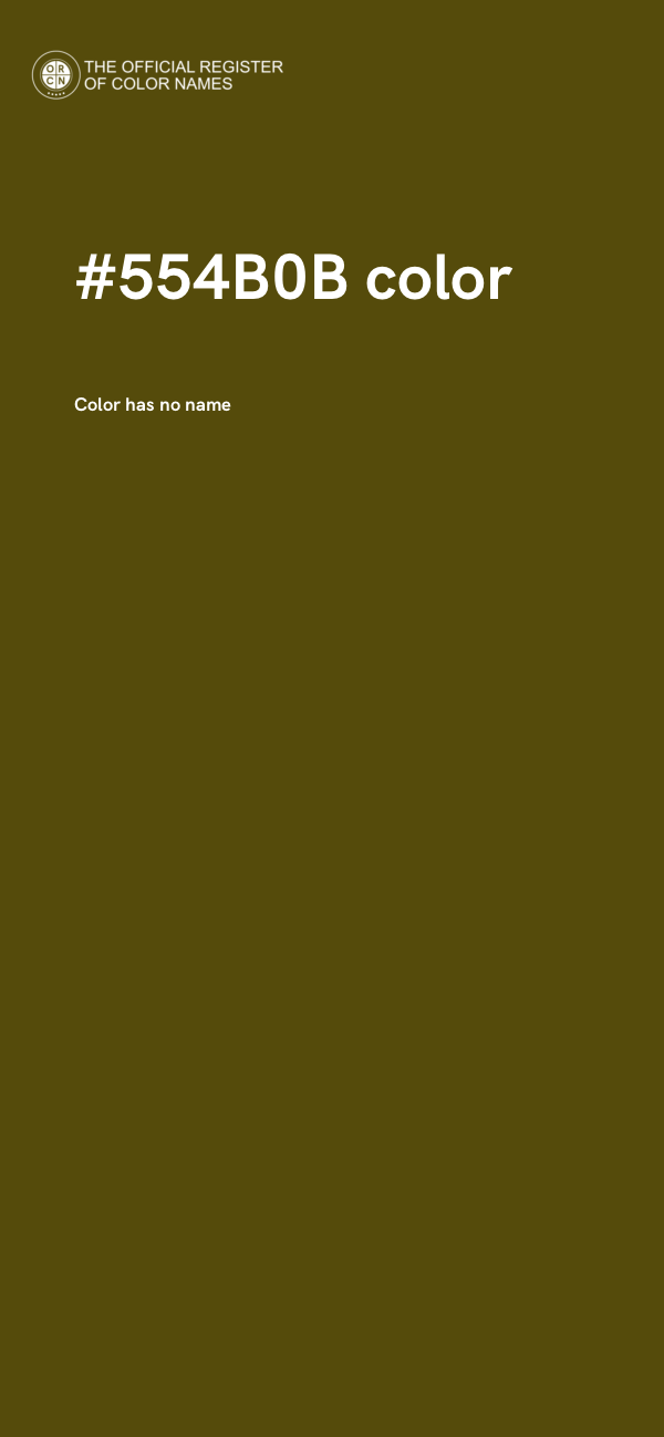 #554B0B color image