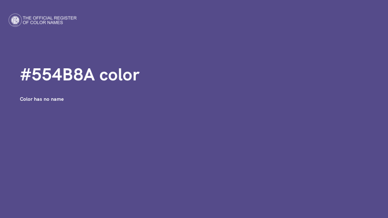 #554B8A color image