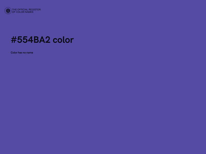 #554BA2 color image