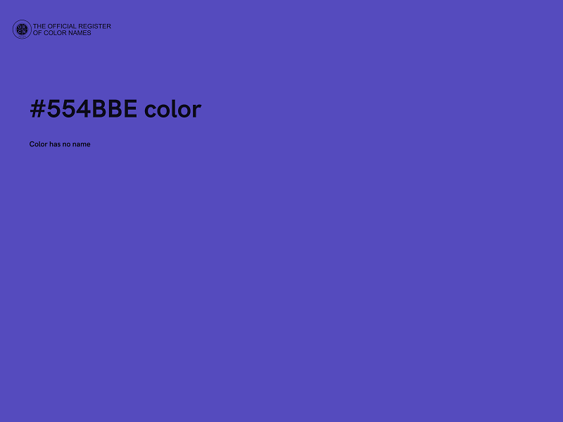 #554BBE color image