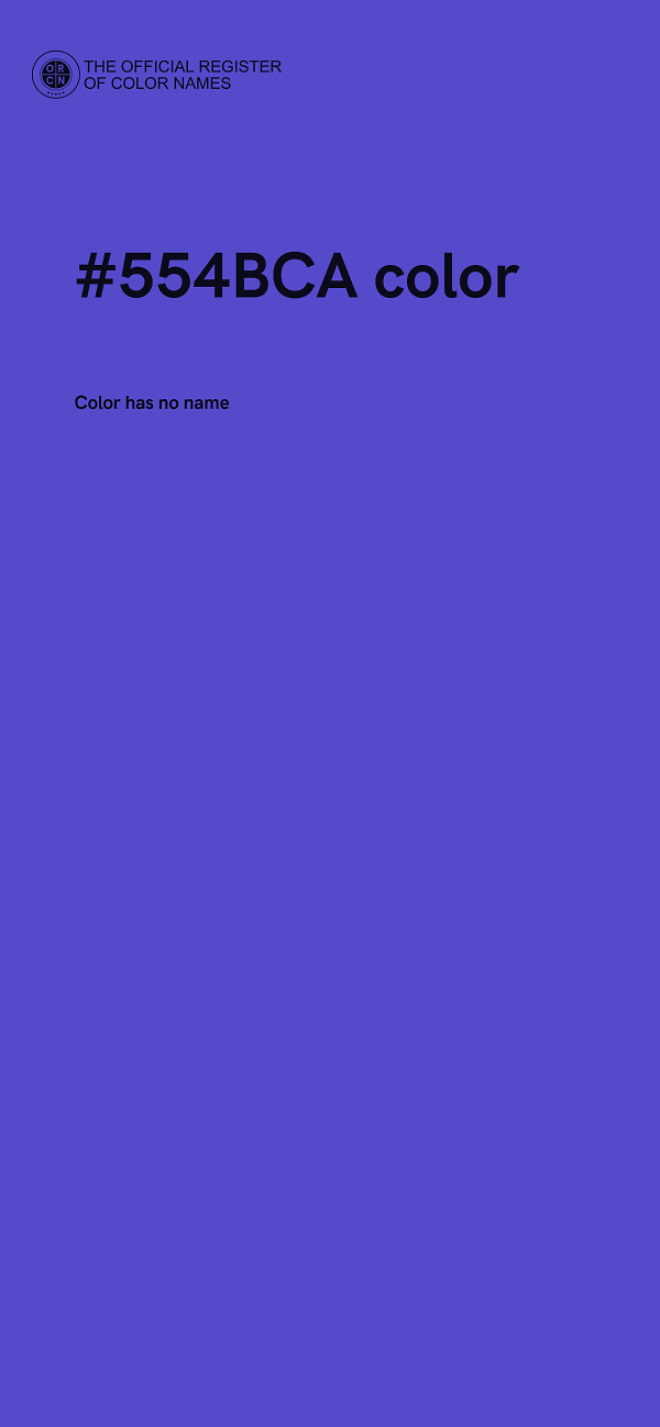 #554BCA color image