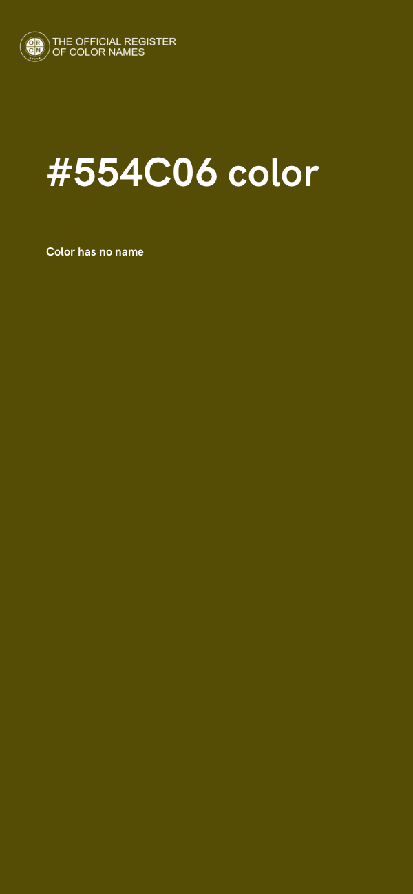 #554C06 color image