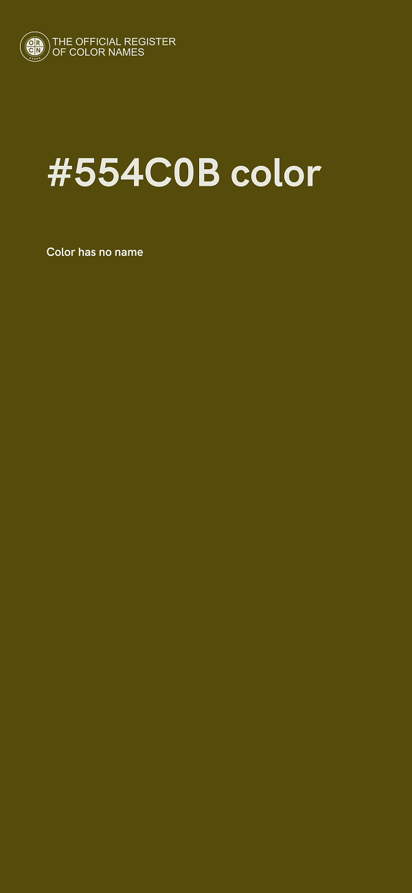 #554C0B color image