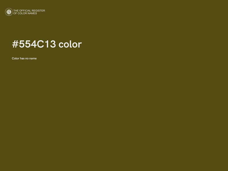 #554C13 color image