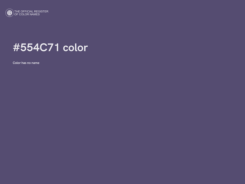 #554C71 color image