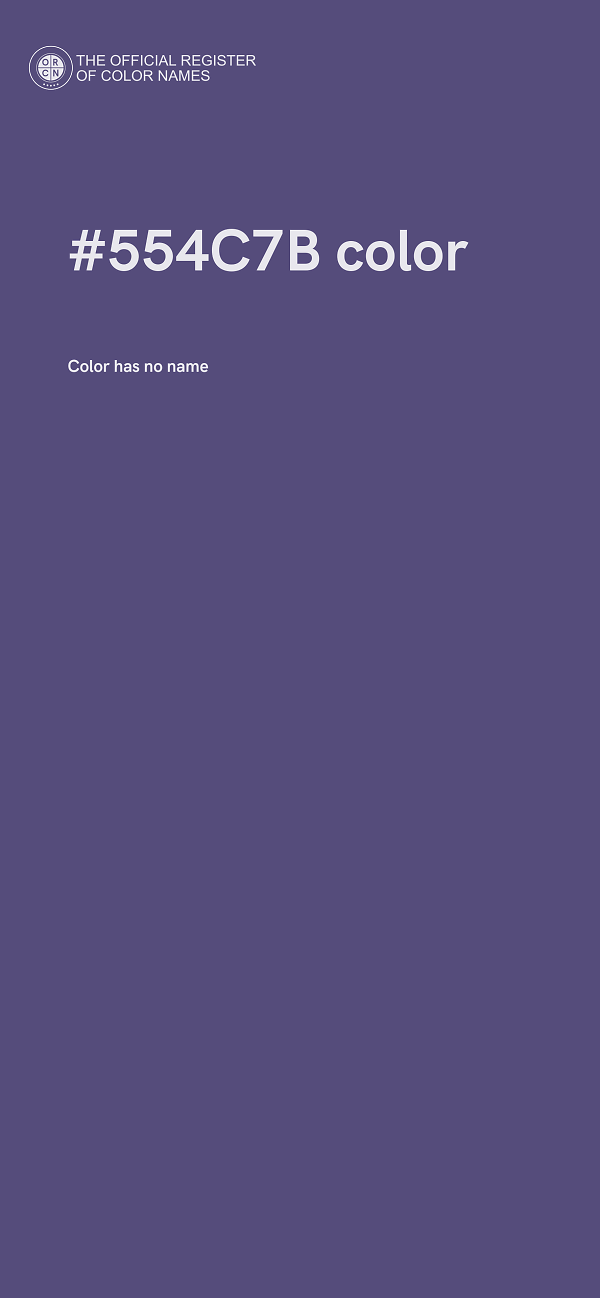 #554C7B color image