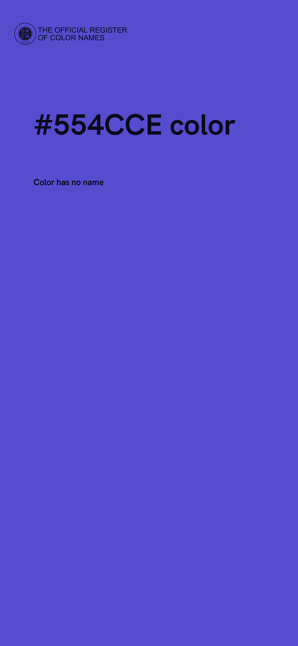 #554CCE color image