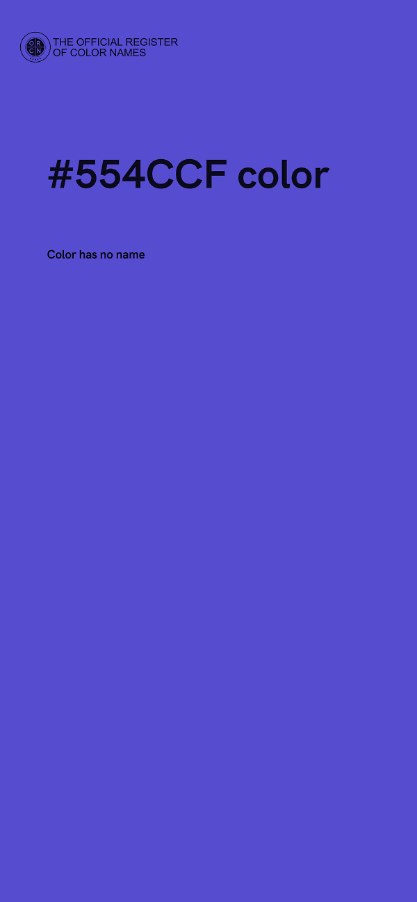 #554CCF color image