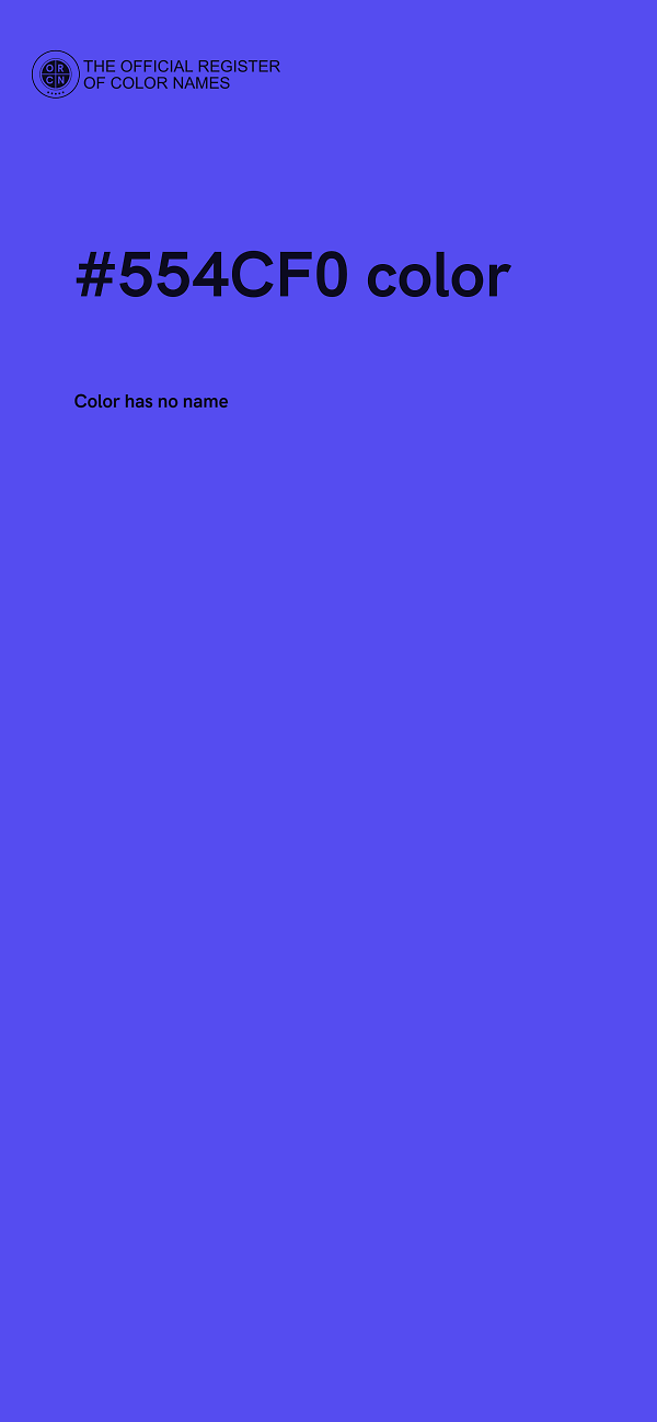#554CF0 color image