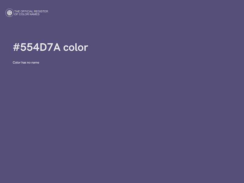 #554D7A color image