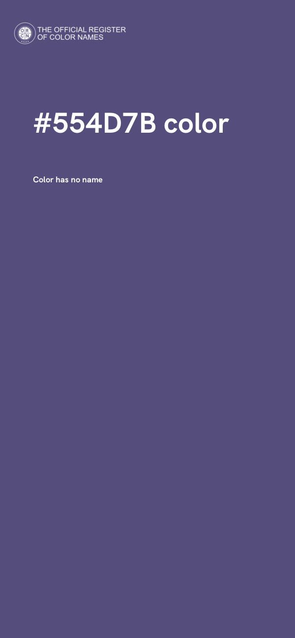 #554D7B color image