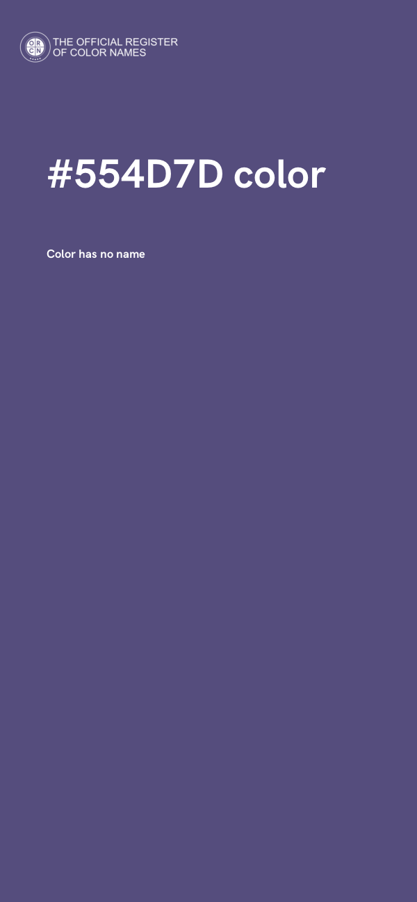 #554D7D color image
