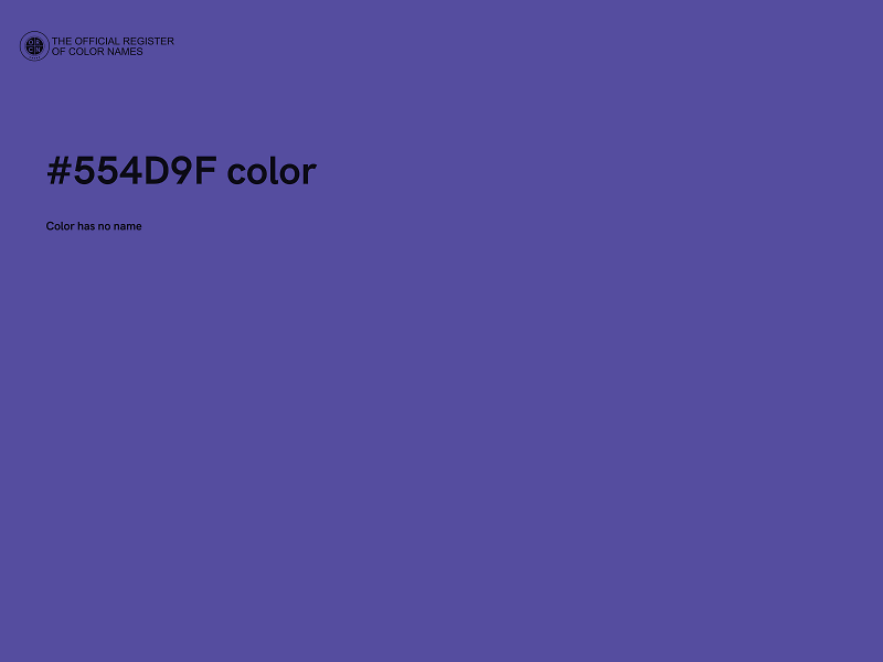 #554D9F color image