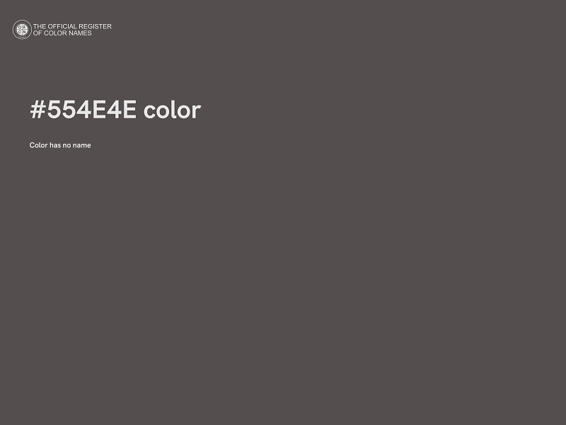 #554E4E color image