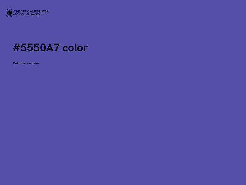 #5550A7 color image